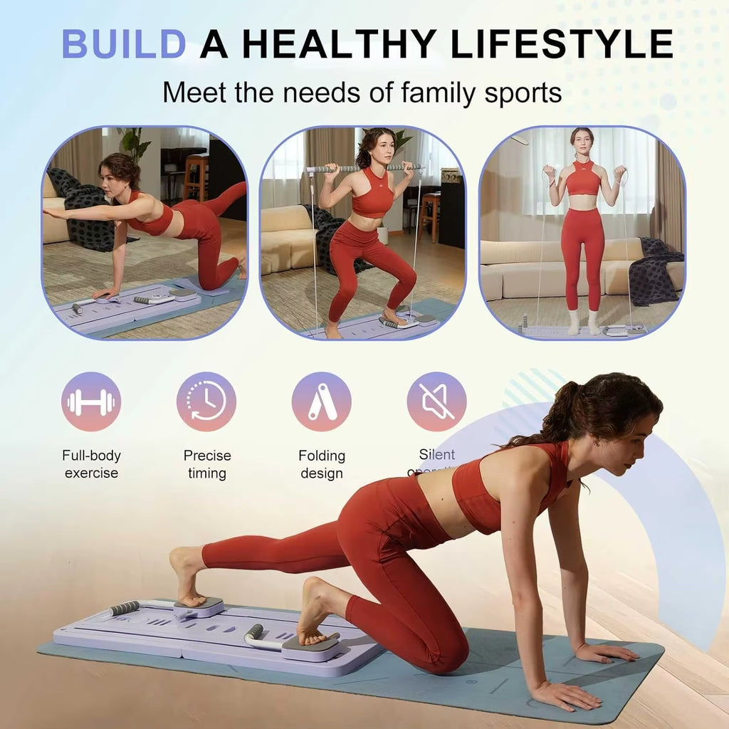 Multifunctional Fitness Board for Pilates, Abdominal Exercises, and Core Workouts